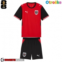 Otroške Nogometnih dresov Avstrija Domači SP 2026 Kratki rokavi (+ hlače)
